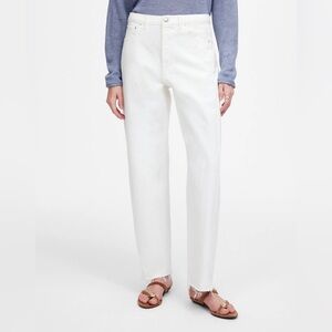 Madewell Crisp White Cropped Jeans